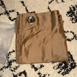 Camel curtain panels, size 100x108 inch 2pk